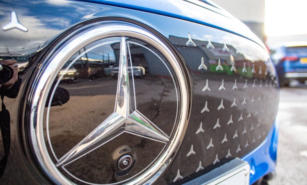 Mercedes CLA Electric Grill