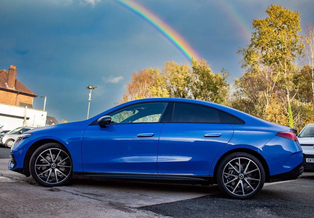 Mercedes CLA Electric Side View